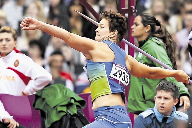 Martina Ratej med olimpijskim nastopom v Londonu leta 2012, kjer je zasedla sedmo mesto.