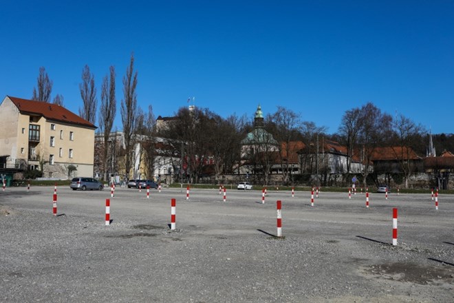 Parkirišče v centru mesta.