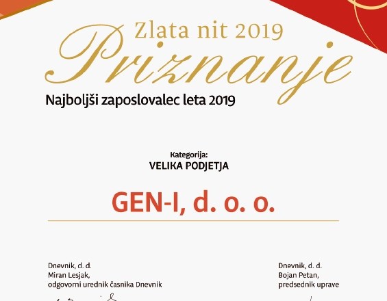 Veliki finale projekta Zlata nit 2019