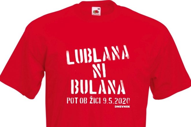 Ob tej priložnosti Dnevnik deli majice z napisom Lublana ni bulana.