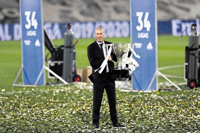 Zidane redko tako srečen