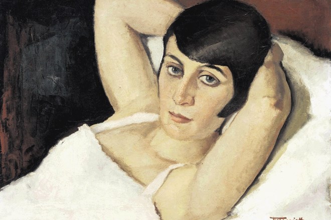 Ante Trstenjak: Portret žene, 1928, olje na platnu