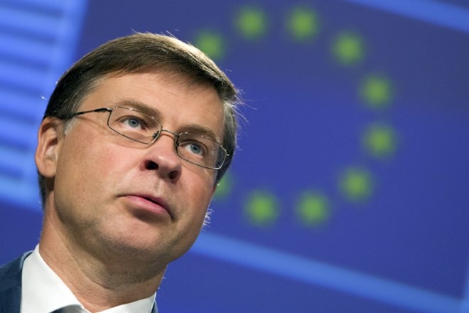 Podpredsednik Evropske komisije in novo predlagani komisar za trgovino Valdis Dombrovskis.