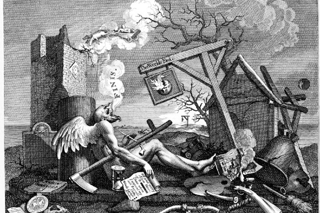 Angleški slikar in grafik  William Hogarth je eden največjih virtuozov likovne satire vseh časov. Njegov profani žanr so...