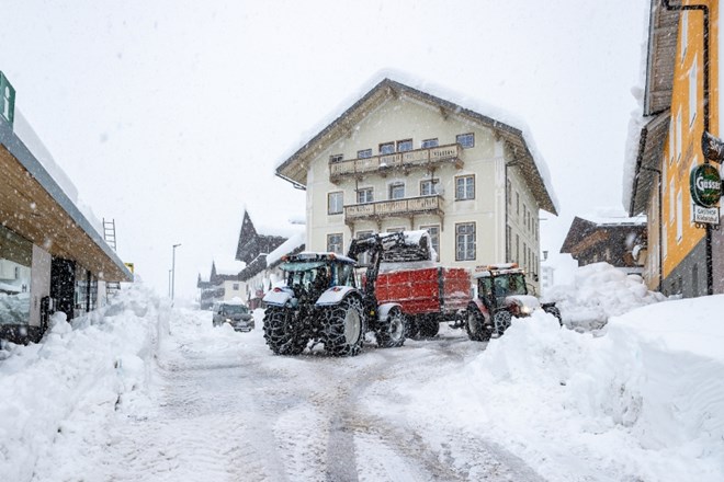 Sneg zasul Koroško in vzhodno Tirolsko