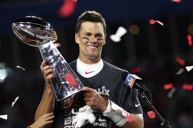 Tom Brady je prejel tudi nagrado za najboljšega igralca finala.