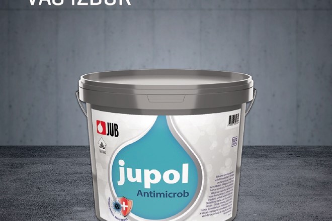Izbran produkt leta tudi notranja barva JUPOL Antimicrob
