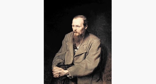Dostojevskega večina prepozna po znamenitem portretu Vasilija Perova iz leta 1872.