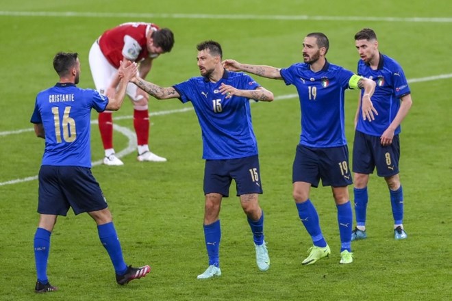 Euro 2020:  Italija šele po podaljšku izločila Avstrijo