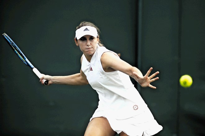 Kaja Juvan je navdušila v prvem krogu Wimbledona.