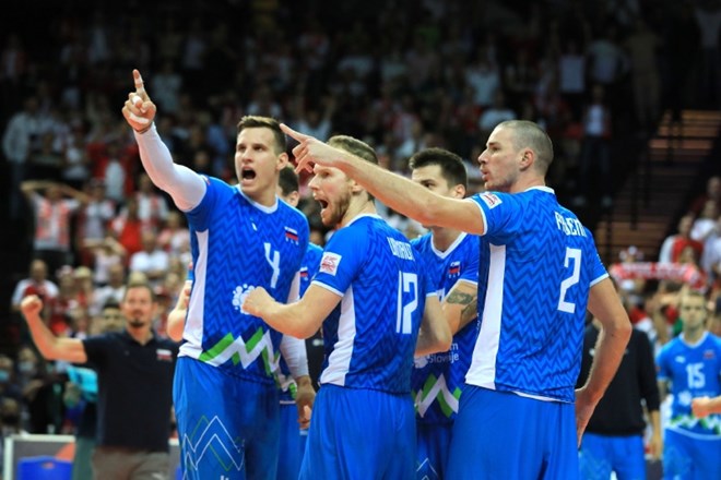 #foto: Slovenci v finalu evropskega prvenstva z Italijani