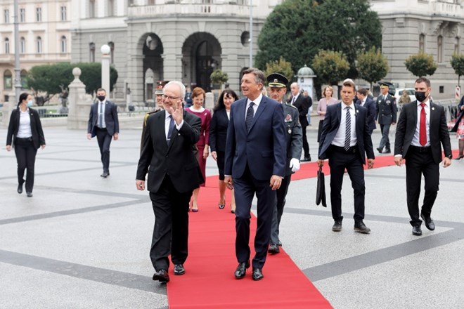 #foto: Pahor z latvijskim predsednikom o pogledih na vzhodno partnerstvo in zahodni Balkan