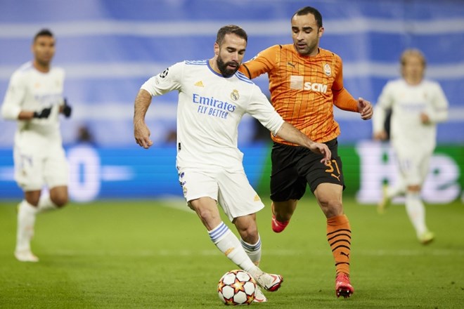 Dani Carvajal (Real Madrid) and Ismaily  (Shakhtar Donetsk)