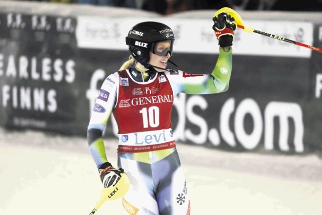 Ana Bucik je zadovoljna s slalomskim startom v sezono, saj je v Leviju zasedla sedmo in enajsto mesto.
