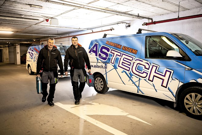 V podjetju Astech, ki je največji serviser naprav za ogrevanje, ventilacijo in klimatizacijo, priporočajo tri odgovorne...