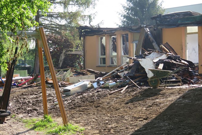Škode po požaru v Vrtcu Brezje za več kot 800.000 evrov, vzrok napaka na električnih vodnikih