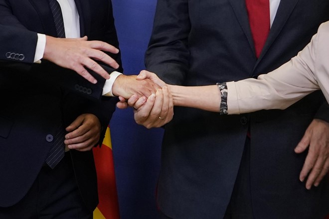 Golob in Pahor pozdravila začetek pogajanj EU s Tirano in Skopjem