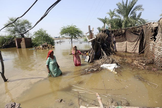 #foto: Škodo zaradi poplav v Pakistanu ocenjujejo na več kot 10 milijard dolarjev