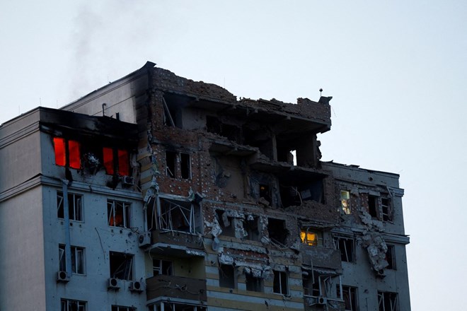 #foto Moskva tarča napada z droni, novi napadi tudi na Kijev





