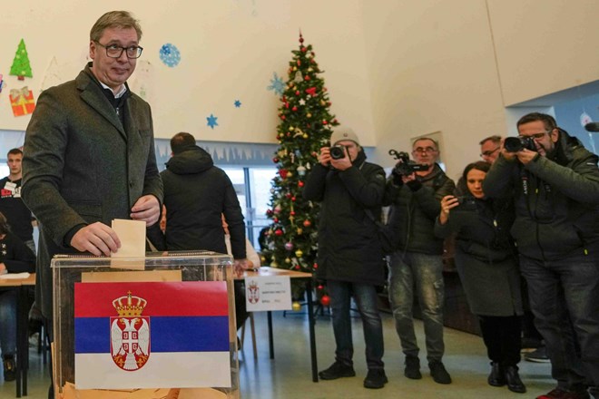 #video Vučić zmagal z 38,9 odstotki