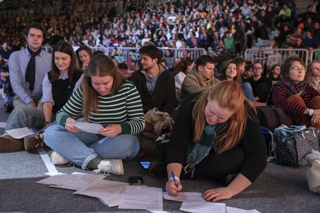 Evropsko srečanje mladih: Molitev v areni Stožice v znamenju prijateljstva