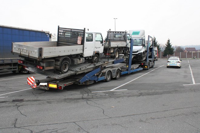 Tovornjaki na tovornjaku in še cel kup prekrškov