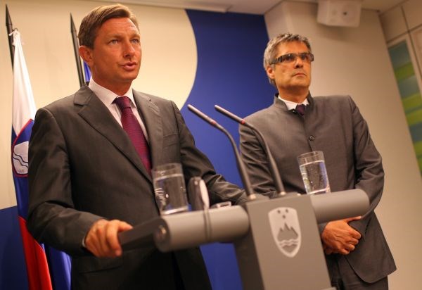 Pahor in Marušič.