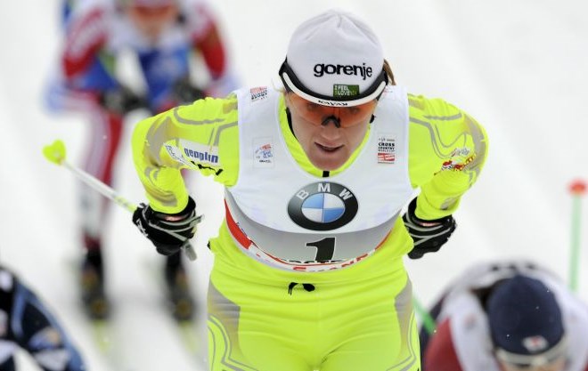 Petra Majdič je tokrat zasedla 10 mesto, v skupnem seštevku turneje Tour de Ski pa je padla na 4. mesto.
