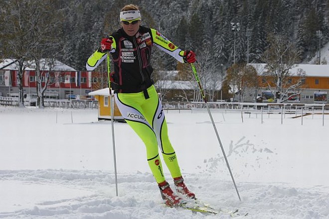 Edina Slovenka na turneji Petra Majdič je Tour de Ski končala na šestem mestu ( 4:52,6).