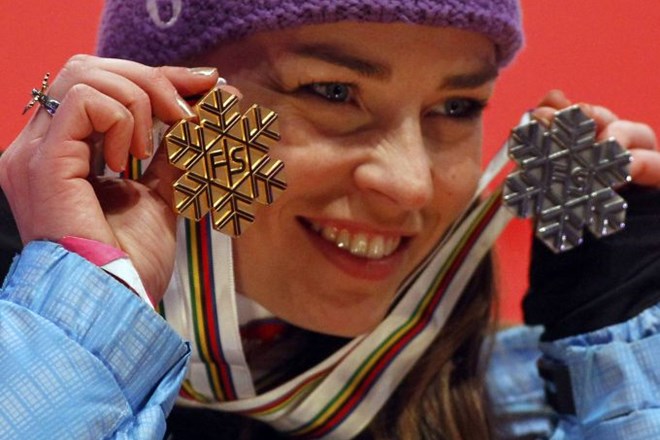 Tina Maze bo na jutrišnjem slalomu poskušala osvojiti še tretje odličje na tem svetovnem prvenstvu.