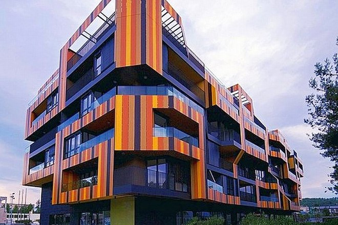 Barvit stanovanjski kompleks Čipke v Novi Gorici