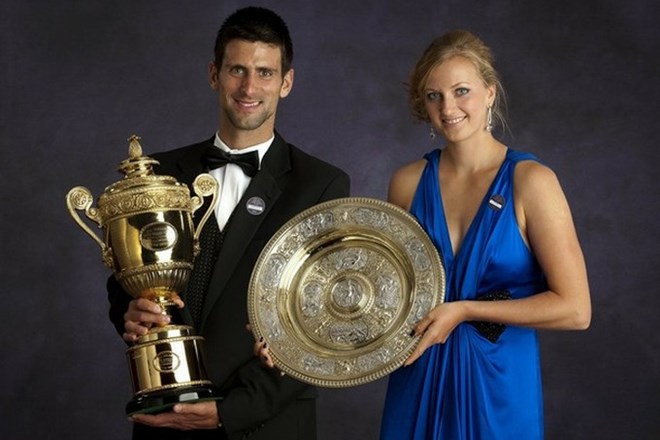Največja teniška zaslužkarja v letošnjem letu sta Novak Djoković in Petra Kvitova.