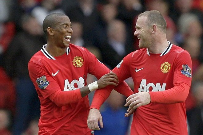 Wayne Rooney in Ashley Young sta skupaj Arsenalu zabila pet zadetkov.