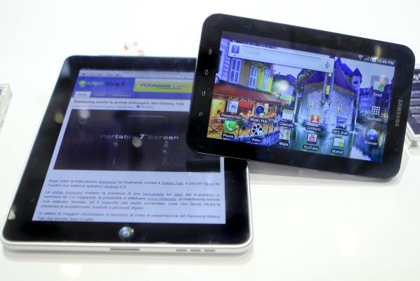 iPad in Galaxy Tab.
