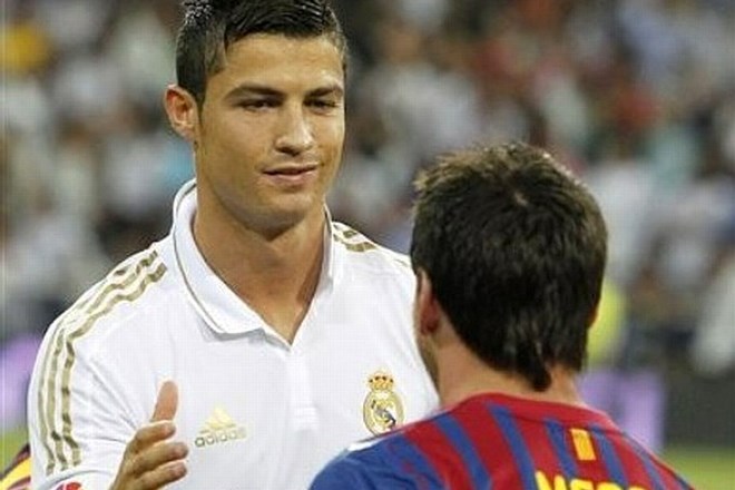 Messi je Portugalca postavil ob bok svojima soigralcema Xaviju in Iniesti, za katera pravi, da sta najboljša na svetu.
