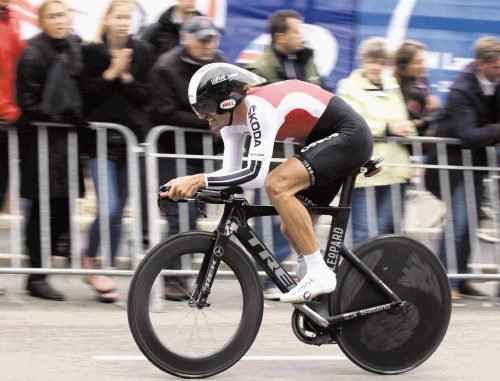 Švicar Fabian Cancellara, ki je na Danskem v vožnji na čas že  osvojil bronasto kolajno, bo eden favoritov tudi na jutrišnji...