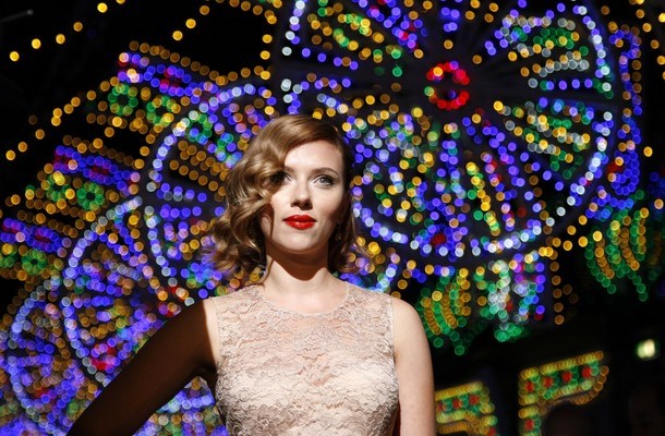 Scarlett Johansson na milanskem tednu mode.
