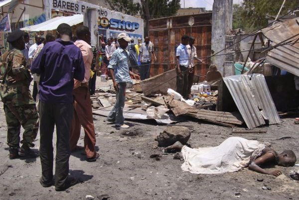 Bombni napad v Mogadišu.