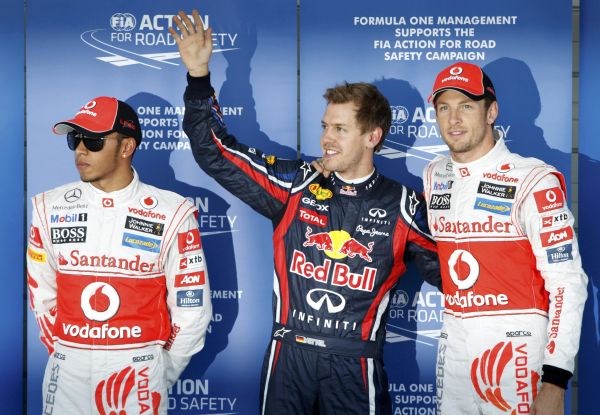 Vettel je upravičeno nasmejan.