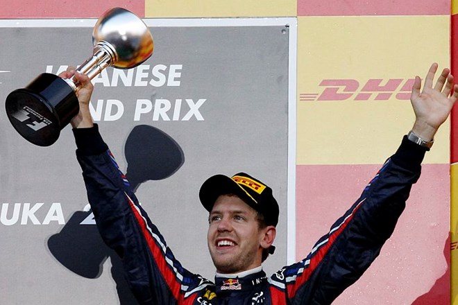 Vettel znova svetovni prvak: Tretje mesto je bilo več kot dovolj
