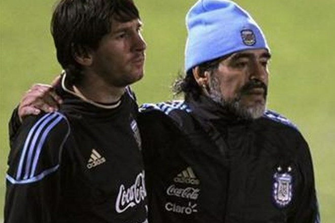 Bosta Messi in Maradona zaigrala skupaj v dresu Barcelone?