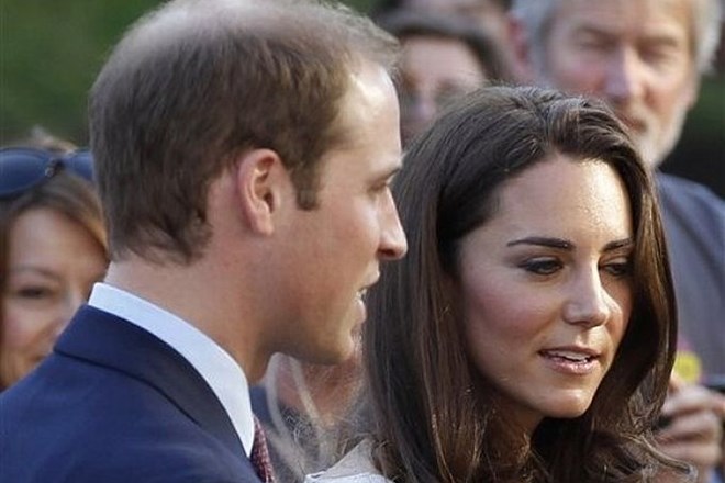 Princ William in njegova soproga Kate.