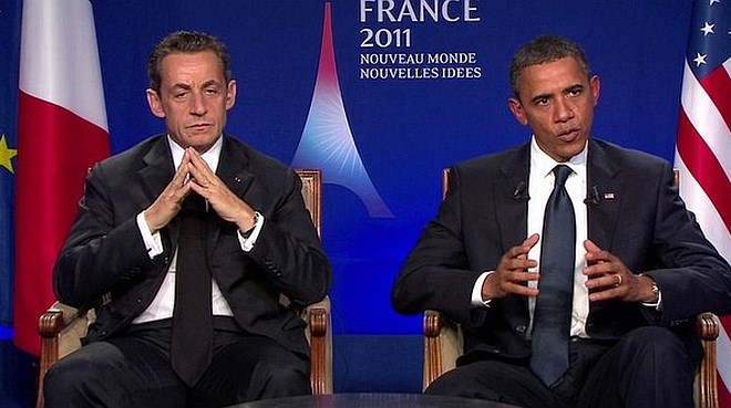 Sarkozy in Obama