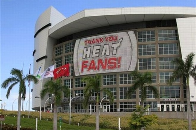 Dvorana Airlines Arena v Miamiju trenutno sameva.