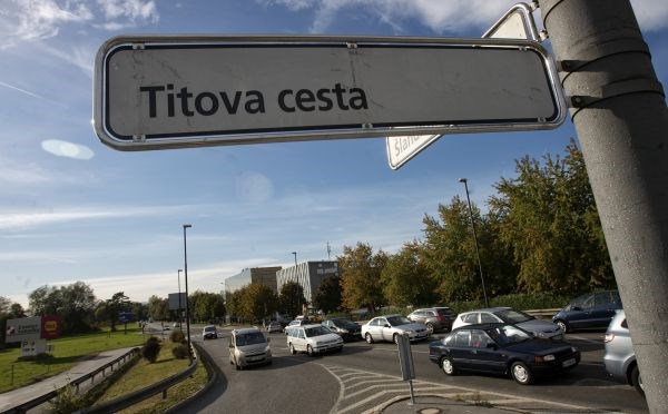 Nekdanja Titova cesta v Ljubljani.