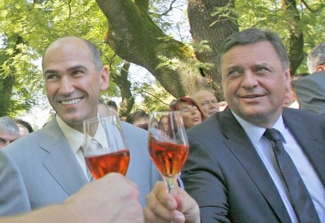 Janez Janša in Zoran Janković