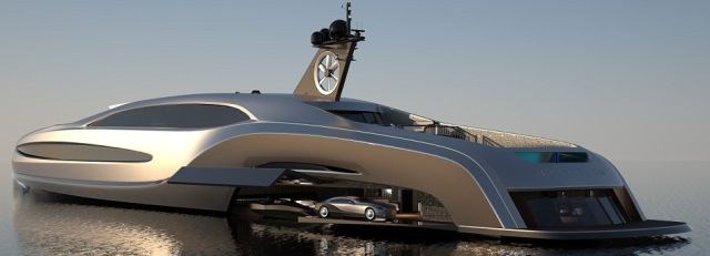 Kraljica morja: 100 milijonov evrov vredna jahta s svojo edinstveno limuzino