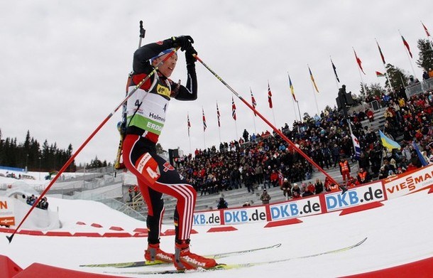 Birnbacher je zmagal na zasledovalni tekmi za svetovni pokal v biatlonu v Hochfilznu.