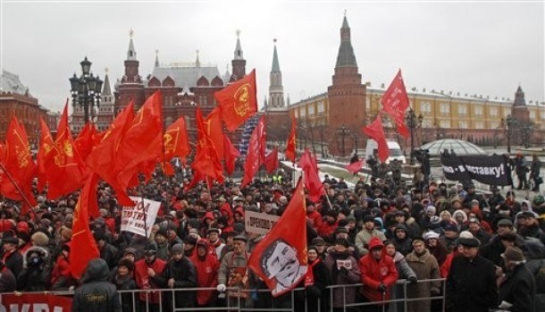 Na moskovskih ulicah tokrat manj množični protesti