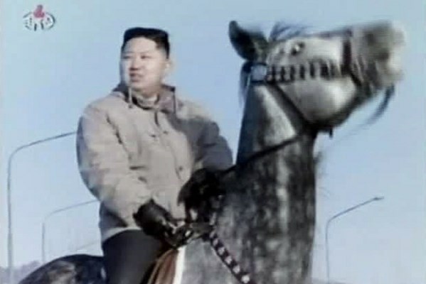 Kim Jong Un na konju.